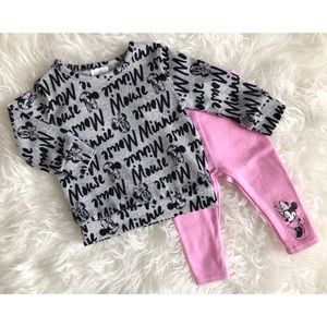 Disney Baby Girls’ Minnie Mouse Legging Set